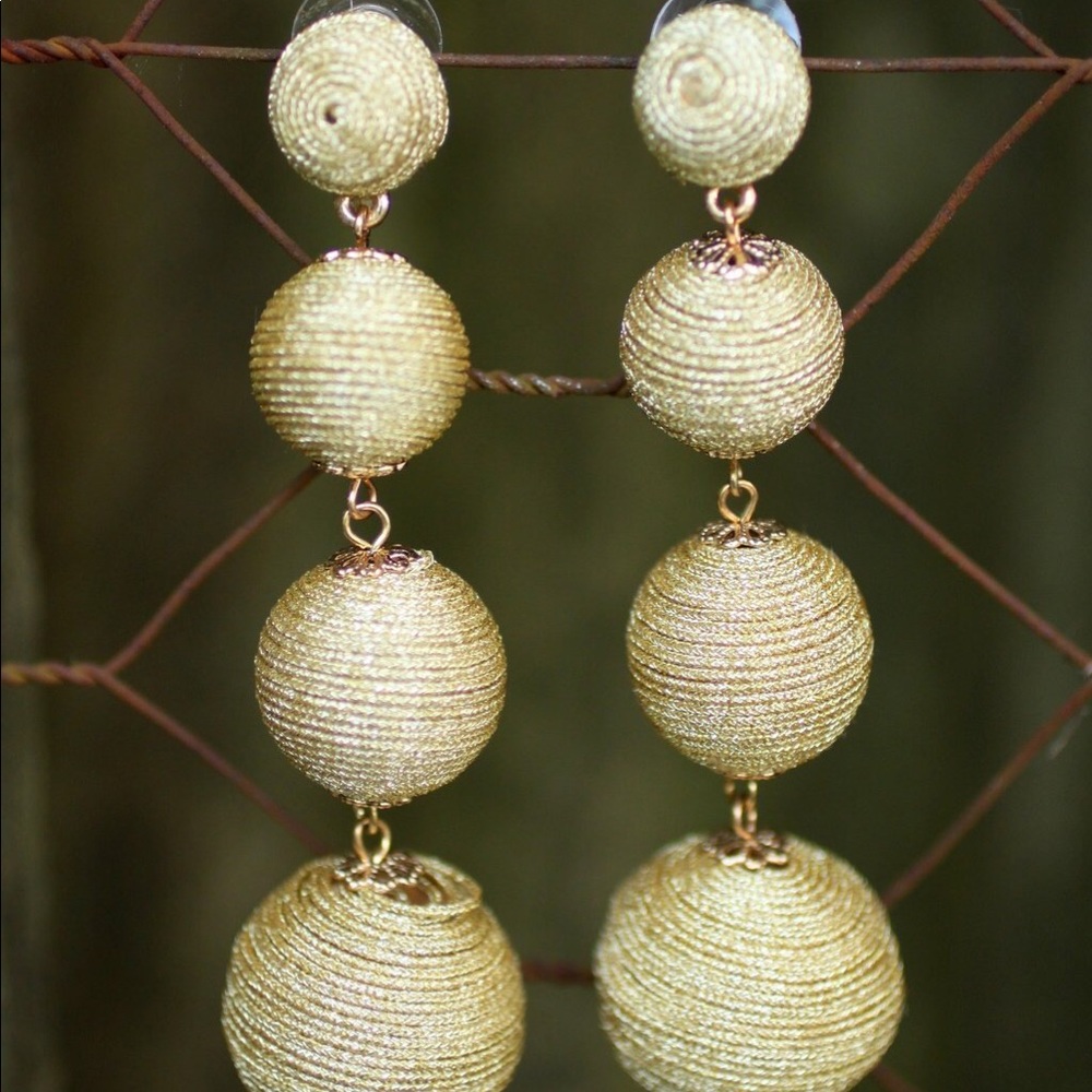 We’re Having A Ball Earring - Gold